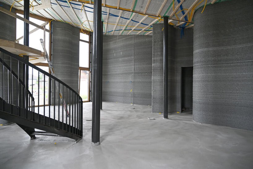 3D-Betondruck Bauphase